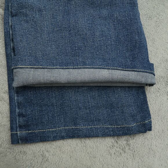 Silver Jeans Women's Size 30 Blue Mid-Rise Elyse Slim Boot Denim 29" inseam - Picture 2 of 16